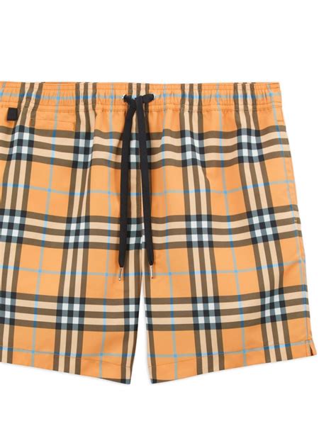 burberry kids swim shorts|burberry check drawcord swim shorts.